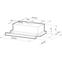 Krona Kamilla 500 Black 1m Image #2