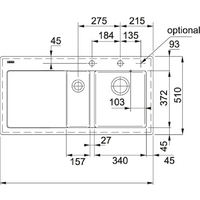 Franke Mythos MTK 651-100 (белый, чаша слева) Image #2