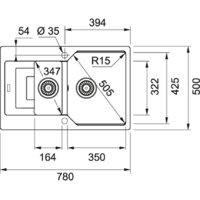 Franke UBG 651-78 (белый) Image #2