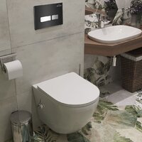 Roxen Antares Bidet в комплекте с инсталляцией StounFix Dual Fresh 6 в 1 963184 (кнопка: черное стекло) Image #12