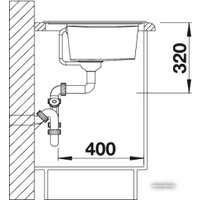 Blanco Zenar XL 6 S (белый, левая) [519285] Image #3