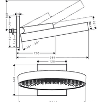 Hansgrohe Rainfinity 360 1jet 26230670 (черный матовый) Image #2