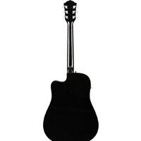 Fender FA-125CE Dreadnought Black Image #2