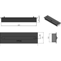 SimpleFire FireBox 600 (со стеклом) Image #2