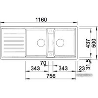 Blanco Lexa 8 S (жемчужный) [520562] Image #2