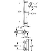 Grohe Grohtherm 800 Cosmopolitan 34769000 Image #2