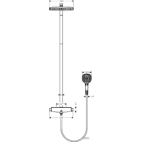 Hansgrohe Raindance Select E 360 Showerpipe (27113400) Image #3