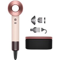 Dyson HD07 Supersonic (с переходником на евровилку, керамический розовый/розовое золото)