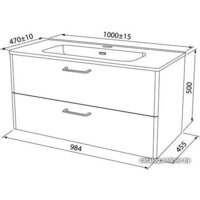 IDDIS Тумба с умывальником Brick 80 BRI80W0i95K Image #9