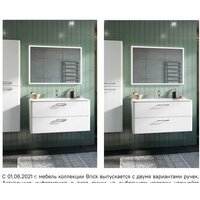 IDDIS Тумба с умывальником Brick 80 BRI80W0i95K Image #3