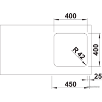 Blanco Solis 400-U 526117 (полированная) Image #3