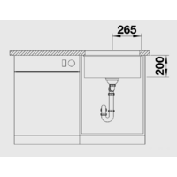 Blanco Etagon 500-U Silgranit (алюметаллик) [522229] Image #4