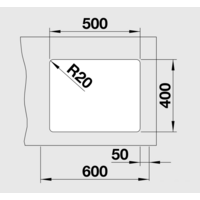 Blanco Etagon 500-U Silgranit (алюметаллик) [522229] Image #3