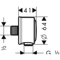 Axor Montreux Fixfit 16884000 (хром) Image #2