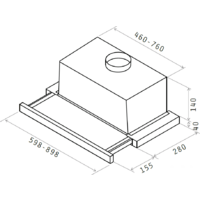 Elica Elite 14 LUX WH/A/60 Image #4