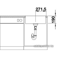 Blanco Subline 500-IF SteelFrame (антрацит) [521015] Image #9