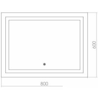 Silver Mirrors Зеркало Ливия 80х60 ФР-00000942 Image #3