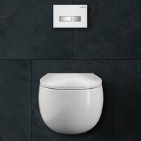 Roxen Egg в комплекте с инсталляцией StounFix Dual Fresh 6 в 1 964245 (кнопка: белое стекло) Image #10