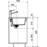Franke Kubus 2 KNG 110-52 (белый) Image #4