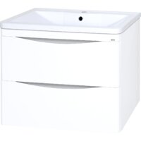 Misty Атлантик - 70 Тумба подвесная с 2 ящ., белая эмаль - П-Атл-01070-011П2Я