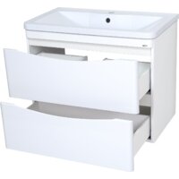Misty Атлантик - 60 Тумба подвесная с 2 ящ., белая эмаль - П-Атл-01060-011П2Я Image #2