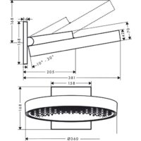 Hansgrohe Rainfinity 360 1jet 26230000 (хром) Image #2