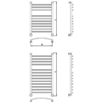 Luxon K 100x50 (нижнее подключение) Image #3