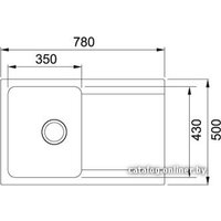 Franke Orion OID 611-78 114.0443.360 (белый) Image #2