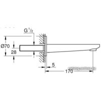 Grohe Lineare 13383001 (хром) Image #2
