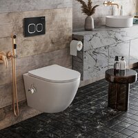 Roxen Antares Bidet в комплекте с инсталляцией StounFix Dual Fresh 6 в 1 938621 (кнопка: черный матовый) Image #10