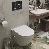 Roxen Antares Bidet в комплекте с инсталляцией StounFix Dual Fresh 6 в 1 938621 (кнопка: черный матовый) Image #9