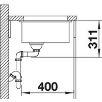 Blanco Subline 500-U (керамическая, жасмин) Image #5