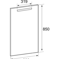 Roca The Gap зеркало с подсветкой [ZRU9302688] Image #2