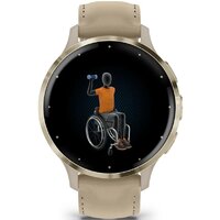 Garmin Venu 3S (френч-грей, с кожаным ремешком) Image #5