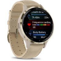 Garmin Venu 3S (френч-грей, с кожаным ремешком) Image #2