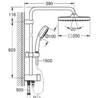 Grohe Tempesta Cosmopolitan System 250 Cube 26694000 Image #4