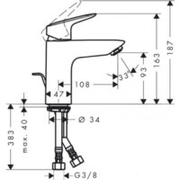 Hansgrohe Logis 100 71102000 00020242 Image #6