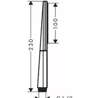 Hansgrohe Rainfinity 100 1jet EcoSmart 26866000 (хром) Image #2