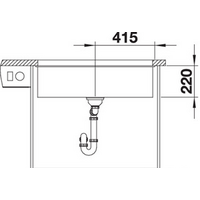 Blanco Subline 800-U (шампань) 523147 Image #4