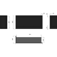 SimpleFire Corner 900 L (со стеклом) Image #3