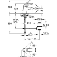 Grohe Eurostyle S-Size (белый) [23720LS3] Image #2