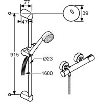 Kludi Shower Duo 6057705-00 Image #2