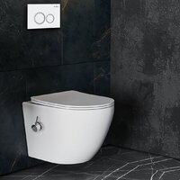 Roxen Antares Bidet в комплекте с инсталляцией StounFix Dual Fresh 6 в 1 902672 (кнопка: белый глянец) Image #12
