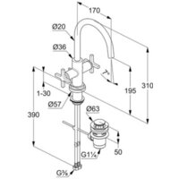 Kludi Nova Fonte 201180520 Image #2