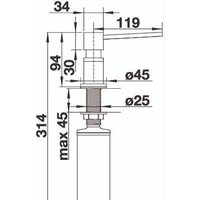 Blanco Lato Silgranit (хром/шампань) Image #2