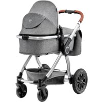 KinderKraft Veo (2 в 1, серый/серебристый)