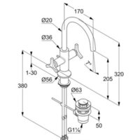 Kludi Nova Fonte 201180539 Image #2