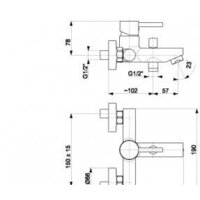 Armatura Neda Black 5824-010-81 Image #2