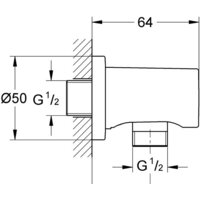 Grohe Rainshower 27057LS0 (белая луна/хром) Image #2