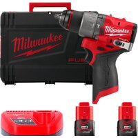 Milwaukee M12 FUEL M12FPD2-202X 4933479868 (с 2-мя АКБ 2 Ач, кейс) Image #1